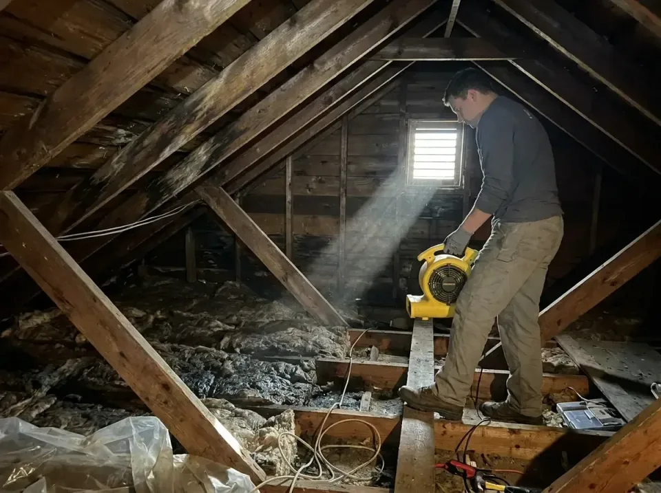 attic-water-damage-drying-proc-007 — frequently asked questions, Emergency Water Extraction & 24/7 Flood Response in Wading…